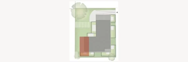 Position of apartment 06 in the building