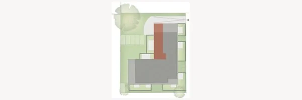 Position of apartment 16 in the building