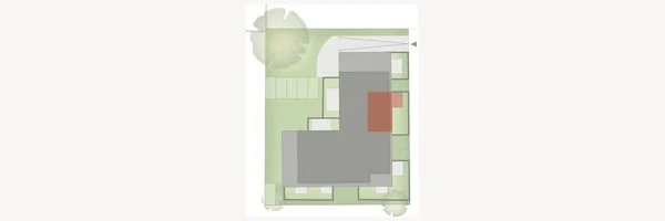 Position of apartment 17 in the building