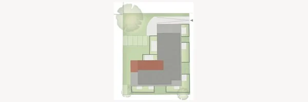 Position of apartment 18 in the building