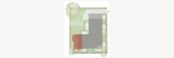 Position of apartment 19 in the building