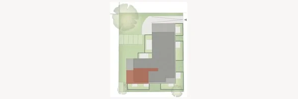 Position of apartment 23 in the building