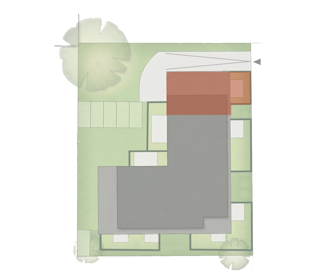 Frontansicht Wohnung 1