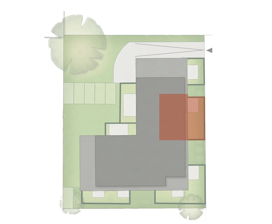 Frontansicht Wohnung 2