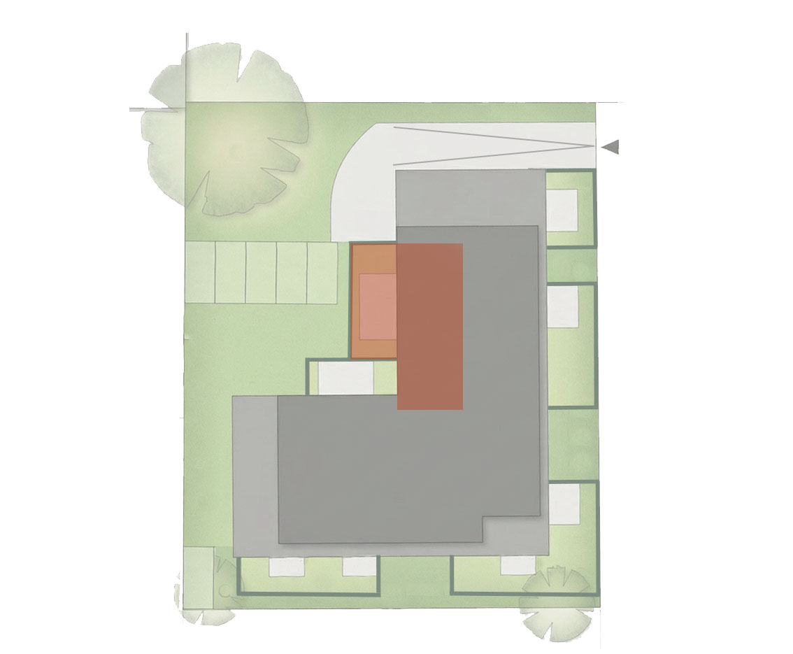 Frontansicht Wohnung 3