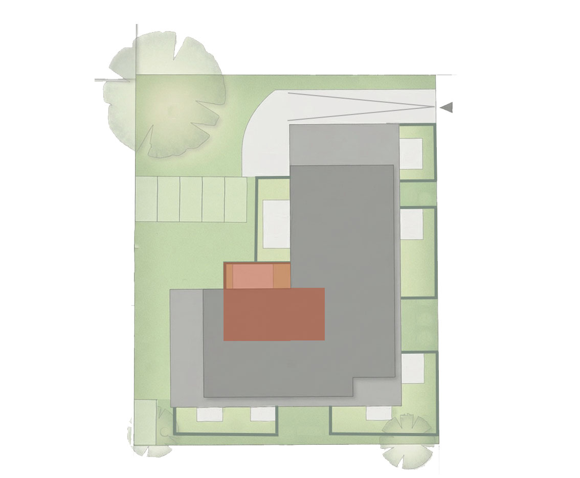 Frontansicht Wohnung 4