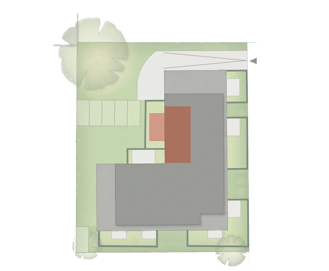 Frontansicht Wohnung 3