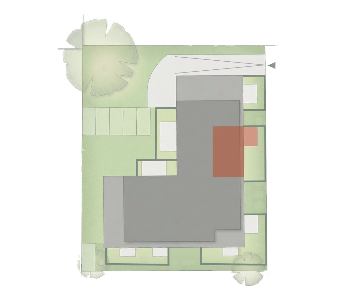 Frontansicht Wohnung 3