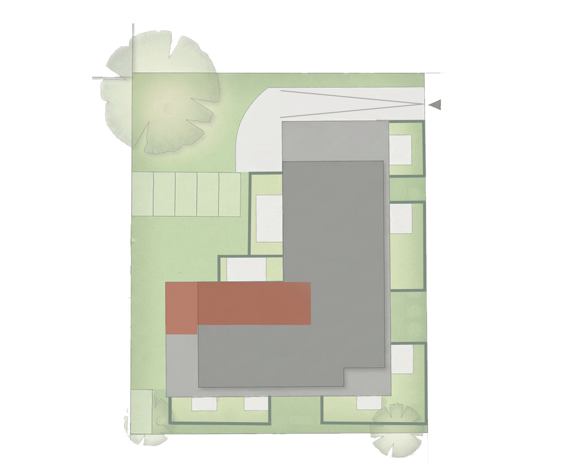 Frontansicht Wohnung 4