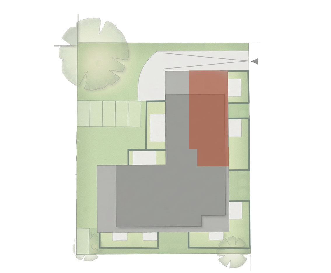 Frontansicht Wohnung 1