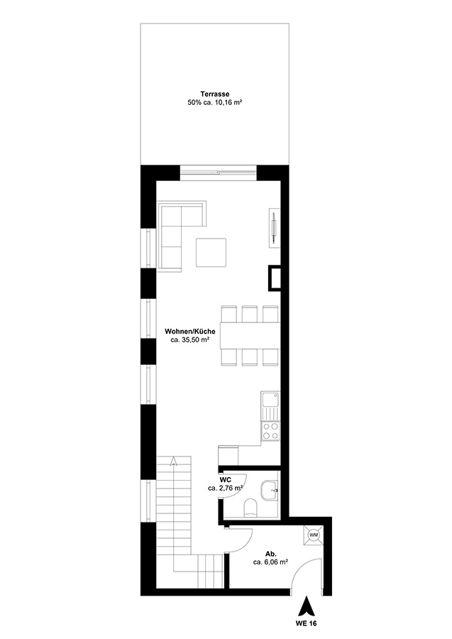Grundriss Wohnung 2