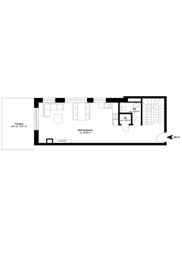 Grundriss Wohnung 2